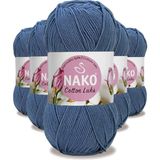 Nako 97563 Denim 5 Adet Cotton Lüks Yelek Tunik Kazak Bluz Hırka İpi Yünü
