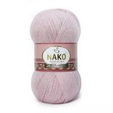 Nako Angora Luks 10639 Pudra 5 Adet Örgü İpi