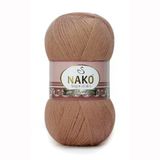 Nako Angora Luks 12895 Bakır 5 Adet Örgü İpi