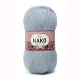 Nako Angora Luks 12936 Gri 5 Adet Örgü İpi