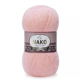 Nako Angora Luks 1424 Pembe Altın 5 Adet Örgü İpi