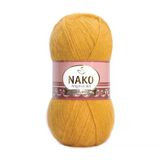 Nako Angora Luks 1636 Parlak Altın 5 Adet Örgü İpi