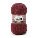 Nako Angora Luks 21359 Bordo Muline 5 Adet Örgü İpi