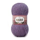 Nako Angora Luks 21360 Lila Muline 5 Adet Örgü İpi