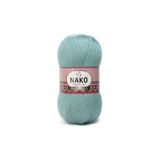 NAKO Angora Lüx El Örgü Ipi Ipliği Yünü Renk Kodu:10628 (bakır Yeşili)