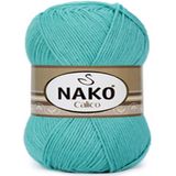 Nako Calico Pamuk Cotton El Örgü İpi İpliği Yünü 10873 Sema Yeşili