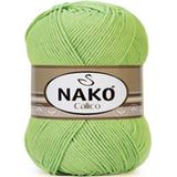 Nako Calico Pamuk Cotton El Örgü İpi İpliği Yünü 5309 Yeşil