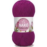 Nako Cotton Lüks 97598 Açık Mürdüm Örgü Ipi