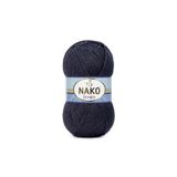 NAKO Denim 217 Siyah Cotton El Örgü İpi 100 Gr.