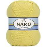 Nako Denim Pamuk Cotton El Örgü İpi İpliği Yünü 10598 Sarı