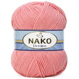 Nako Denim Pamuk Cotton El Örgü İpi İpliği Yünü 11452 Pudra