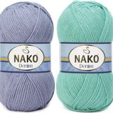 Nako Denim Pamuk Cotton El Örgü İpi İpliği Yünü