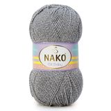 Nako Elit Baby 21353 Gri Beyaz Muline El Örgü İpi