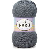Nako Elit Baby 790 Koyu Gri Melanj Örgü İpi %100 Premium Anti Pill Akrilik 100 g