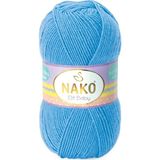 Nako Elit Baby Alaska Mavisi 10119 El Örgü İpi %100 Premium Anti Pill Akrilik Özellikli