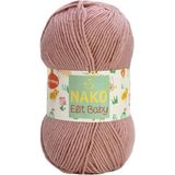 Nako Elit Baby El Örgü Ipi Bebe Yünü - 14394 Gül Kurusu