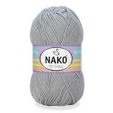 Nako Elit Baby El Örgü Ipi Bebe Yünü - 5378 Gri