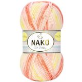 Nako Elit Baby Mini Batik Bebe El Örgü İpi Turuncu Sarı 32430 RT-RYL-ARNKEBMB32430