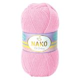 NAKO Elit Baby Renk:06936 (AÇIK PEMBE) Anti-pilling El Örgü Ipi/yünü 1 Adet