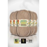NAKO Elit Baby - Ten Rengi (6792)- 5'li Paket x 100gr/250m - Bebek İpi - Anti Pilling Tüylenmez İp