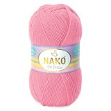 NAKO Elit Baby Tüylenmez Bebek El Örgü Ipi 6837 Pembe