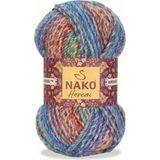 Nako Hercai Ebruli Örgü Ipi 28147 / 5 Adet - Yok - Turkuaz - Mavi