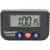 Nako Küçük Dijital Masa - Araba Saati Alarm Kronometre Na-613d Gkh