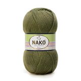 Nako Lüks Minnoş Baby El Örgü Ipi Bebe Yünü - 11909 Haki
