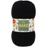 NAKO N.ako Elit Baby Anti Pilling Tüylenmeyen Bebek Ipi 217 Siyah