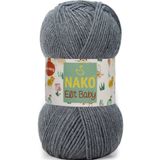 NAKO N.ako Elit Baby Anti Pilling Tüylenmeyen Bebek Ipi 790 Koyu Gri Melanj