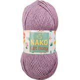 NAKO N.ako Elit Baby Anti Pilling Tüylenmeyen Bebek Ipi Gül 14395 ( Yeni Renk )