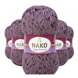 Nako No: 31763 5 Adet Vega Tweed Premium Akrilik El Örgü İpi Yünü
