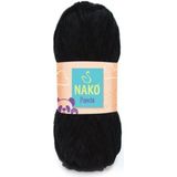 Nako Panda Kadife Örgü Ipi 3087 /5 Adet - Yok - Siyah