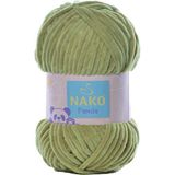 Nako Panda Kadife Örgü Ipi 3090 /5 Adet - Yok - Haki