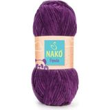 Nako Panda Kadife Örgü Ipi 3119 /5 Adet - Yok - Patlıcan Moru