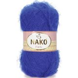 Nako Paris El Örgü Ipi Ipliği Yünü Renk Kodu:10357-Saks Mavi