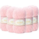 Nako Paris El Örgü Ipliği 5408 Pudra - 5 Adet