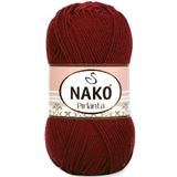 NAKO Pırlanta Amigurumi El Örgü İpi 1175 Koyu Kırmızı