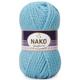 NAKO Spaghetti %25 Yünlü El Örgü Ipi 6199 Mavi