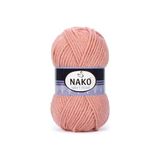 Nako Sport Wool 2807 5 Adet Eşarp Bere Panço Hırka Iplikleri - Pembe