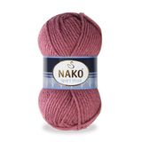 Nako Sport Wool 327 Gül Kurusu 5 Adet El Örgü İpi