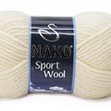Nako Sport Wool 4109 Kaymak Krem El Örgü İpi