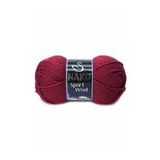 Nako Sport Wool 6592 Bordo El Örgü İpi