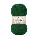 Nako Süper İnci 10026 Çimen Yeşil 5 Adet Örgü İpi