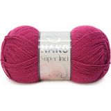 Nako Süper İnci 2187 Maroon Yünlü İplik