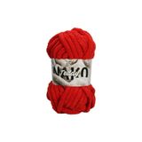 NAKO Teddy El Örgü İpi - 200 gr, Kalın Kadife Doku, %100 Polyester, Battaniye & Atkı İçin Uygun