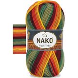 NAKO Vega Stripe Ebruli Örgü İpi 83599
