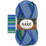 NAKO Vega Stripe Ebruli Örgü Ipi 83600
