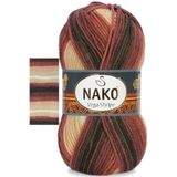 NAKO Vega Stripe Ebruli Örgü İpi 83604