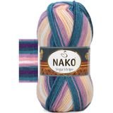 NAKO Vega Stripe Premium Akrilik El Örgü Ipi 82416